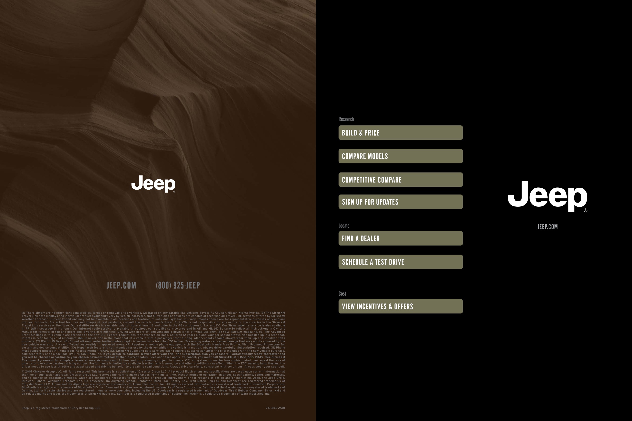 2015 Jeep Wrangler Brochure Page 23